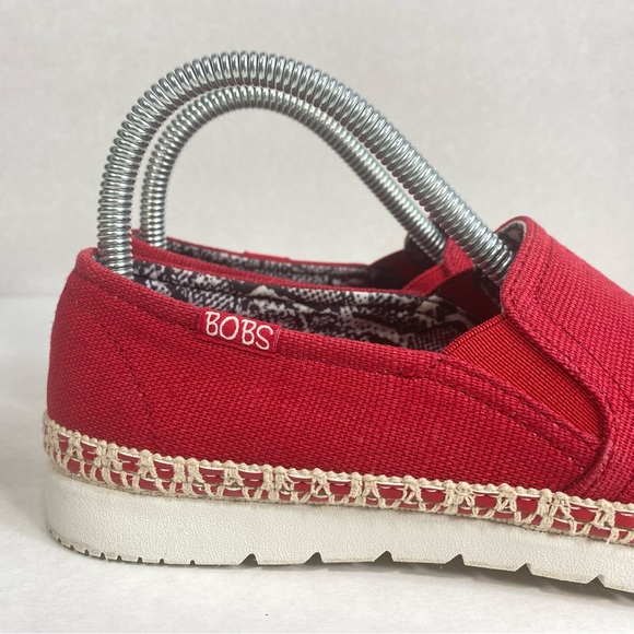 Skecher Women's BOBS Flexpadrille 3.0-Dark Horse Flats Shoe 113091; RED Size 6.5 - Picture 6 of 16